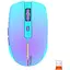 Компьютерная мышь Mееtion BTM002 RGB 1000-1200-1600 dpi 6 кнопок USB 2.4G беспроводная игровая фиолетовая - миниатюра 1