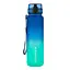 Пляшка для води UZSPACE 3038(Blue-Green) 1000 мл, синьо-зелена - мініатюра 1