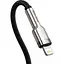 Кабель Baseus Cafule Series Metal Data Cable Type-C to iP PD 20W 0.25m Black - миниатюра 4