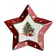 Блюдо сервірувальне новорічне для закусок Christmas 25.5 порцелянове Yiwu HP-SDHK-19 - мініатюра 1