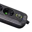 Мережевий фільтр-подовжувач Yiwu HP-5-13MF EURO 1085U 2,8 м  4 розетки 3 USB чорний  - мініатюра 7