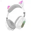 Навушники Hoco ESD13 Skill cat ear BT headphones |BT5.3, Type-C, 7h, 400 mAh| white - мініатюра 1