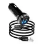 Адаптер автомобильный HOCO Type-C Cable Superior dual port car charger set Z40 черный зарядный - миниатюра 1