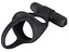 Виброкольцо Black Velvets Cock & Ball Ring 7 см черный - миниатюра 2
