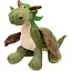 Мягкая игрушка Дракон Jingrongwanju JR52624 Зеленый (2000990384324) - миниатюра 1