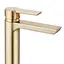 Змішувач для умивальника Rea Argus brushed gold високий REA-B6412 Золотий - мініатюра 2