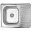Кухонная мойка Kroner KRP Satin - 6350 (0,8 мм) (CV022779) - миниатюра 1