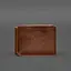 Кожаное портмоне 13.0 зажим светло-коричневый краст - миниатюра 10