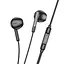Дротові навушники Hoco M123 Glory універсальні earphones with microphone, 3.5mm, 1.2m, black - мініатюра 3