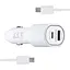 Автомобильное зарядное устройство для Samsung Dual Port Car Charger USB + Type-C Port 45W High c0py Белый - миниатюра 1