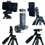 Универсальный штатив NeePho NP-3160S не съемная площадка + держатель + пульт (30-68.5см) Черный - миниатюра 9
