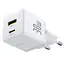 Зарядний пристрій Baseus Palm Fast Charger Type-C+USB 30W white (P1011160A213-00) - мініатюра 1