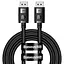 Дата кабель Baseus High Definition DP 8K to DP 8K (2m) (B00633706111-02) Cluster Black - мініатюра 1