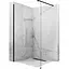 Душова стінка Rea Aero 80 black mat REA-K7580 - мініатюра 1