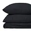 Летний постельный комплект MirSon Line Satin Light Pro Black Шерсть Семейный (2200010980776) - миниатюра 5