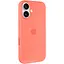 Чохол Epik Silicone case AAA with Magsafe and Animation button для Apple iPhone 16, 6.1 Tangerine - мініатюра 1