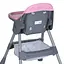 Стульчик для кормления Bambi M 5722 Lilac с корзиной для игрушек и чехлом из мягкой экокожи, розовый - миниатюра 7