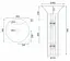 Умивальник Rea Hope white підлоговий REA-U4120, Білий - мініатюра 6