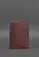 Шкіряна обкладинка для блокнота 6.0 (софт-бук) Бордова Краст - мініатюра 2