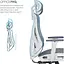 Крісло офісне Officepro Atlas OC630-W-DG-DG White/Dark Gray (OC630-W-DG-DG) - мініатюра 15
