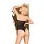 Боди Penthouse Blooming Era Black имитация гипюрового страплесса открытые плечи XL - миниатюра 2