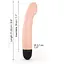 Вібратор Dorcel Real Vibration M Flesh 2.0 діам 3.7 см перезаряджається для точки G - мініатюра 3