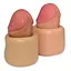 Насадка на пенис Lovetoy Revolutionary Silicone Nature Extender 17.8 см коричневый - миниатюра 5