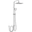 Душова система без змішувача Imprese Bila Desne верхній душ 298x208 мм, ручний душ 127 мм хром T-00301SQ, Хром - мініатюра 1