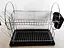 Сушарка для посуду Dish Rack WL-2605 двоярусна з піддоном та відсіком для приладів - мініатюра 4