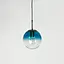 Подвес со стеклянным плафоном с градиентом голубого Ø 20 см | Line F | Арт. AA321-200 Blue - миниатюра 3
