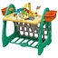 Дитячий столик S 075 3в1 набір з конструктором кульками дошкою для малювання і стелажем - мініатюра 1