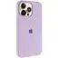 Чехол Silicone Case AA Logo with MagSafe для Apple iPhone 12 Pro Max 6.7 Сиреневый/Lilac - миниатюра 1