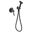 Набір гігієнічного душу прихованого монтажу Imprese Podzima Zrala ZMK02170812, Чорний - мініатюра 1