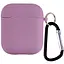 Силиконовый футляр с микрофиброй для наушников Airpods 1/2 - миниатюра 1
