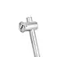 Штанга для душу Kroner KRP Edelstahl Klassisch - ESG230 CV022984 Хром матовий - мініатюра 3
