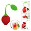 Заварник ситечко для заваривания для чая силиконовый в виде фруктов, Kitchen Master Красный 84709 - миниатюра 2