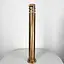 Видовжений вуличний світильник в корпусі кольору застаріле золото | Line F | Арт. 8021 80CM BG (стовп) - мініатюра 1