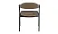 Стілець Логан з масиву дерева коричневий - мініатюра 4
