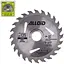 Диск пильный по дереву Alloid Building Tools с твердосплавными напайками 125х22.2 мм (WS-12524) - миниатюра 3
