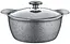 Каструля зі скляною кришкою O.M.S. Collection 3120 з гранітним покриттям 22 см 3.7 л Сірий (Туреччина) - мініатюра 8
