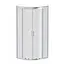 Душевая кабина Am.Pm Gem 80x80 см без поддона хром матовый W90UG-401-080MT, Универсальная, прозрачный, хром матовый - миниатюра 1