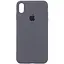 Чохол Silicone Case Full Protective (AA) для Apple iPhone XR (6.1) Сірий / Dark Gray - миниатюра 1