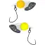 Цикада Jackall Kuro Ball B 2.5 g 169 W Glow Orange/Chartreuse - мініатюра 1
