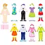 Набір магнітів Viga Toys Гардероб дівчинки (59652) - мініатюра 2