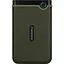 Зовнішній жорсткий диск Transcend StoreJet 2TB 25M3 Slim 2.5" USB 3.0 military green (TS2TSJ25M3G) - мініатюра 1