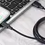 Кабель Proove Striped Silicone USB-A to Lightning 1m Black (CCSS00001101) [133335] - миниатюра 3