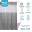 Штора для ванної кімнати Fabrika Trend з кільцями 12 шт 180x180 Peva - мініатюра 3