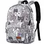 Рюкзак для ноутбука 2E 13" TeensPack Cats, Grey (2E-BPT6114GC) - мініатюра 1
