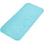 Гумовий килимок на присосках 95х35 у ванну душ резиновий противоскользящий коврик для дорослих дітей на дно ванної кімнати антиковзаючий бірюзовий  - мініатюра 2