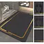 Суперпоглощающий Диатомитовый Коврик Aquarius для ванной 60 х 90 см Графитовый Мрамор - миниатюра 3